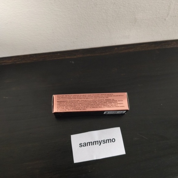 Realher Metallic Matte Liquid Lipstick, BE BRAVE metallic rose gold x2 - Picture 2 of 6